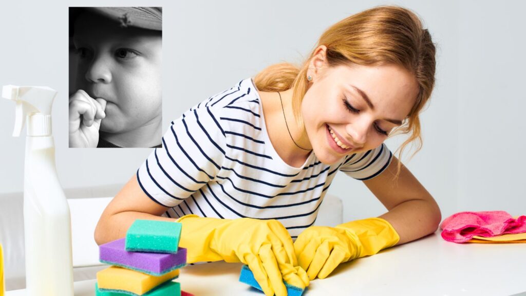 كآبة الأطفال بسبب الخادمات 