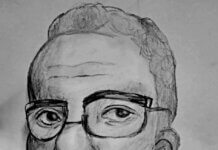 بمناسبة عيد الإستقلال الطفلة عائشة ترسم الزعيم الراحل المقيم إسماعيل الأزهري أول رئيس وزراء سوداني .